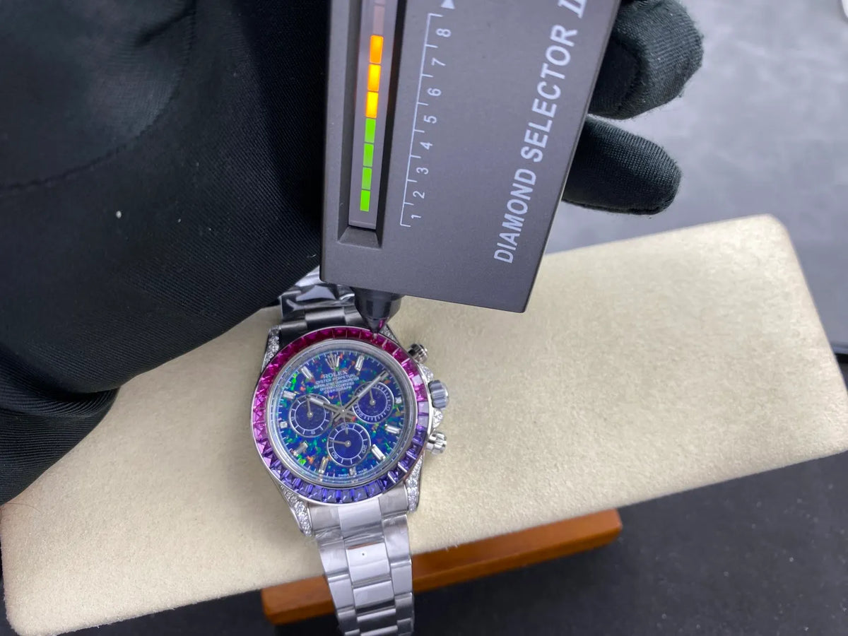 Daytona M126596SABV Stainless Steel Case G1F 1:1 Best Edition Chrysoprase Dial on Stainless Bracelet SA4130