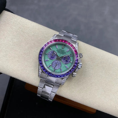 Daytona M126599SAVL Stainless Steel Case G1F 1:1 Best Edition Lepidolite Dial on Stainless Bracelet SA4130