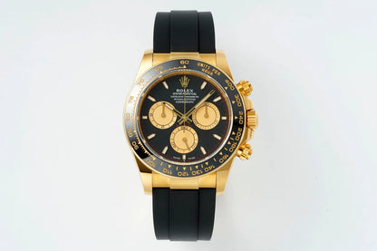 Daytona 126518 ERF Best Edition Black/YG Dial on Oysterflex Strap JH4131 (Free Sprung)