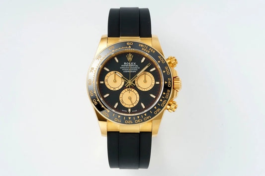 Daytona 126518 ERF Best Edition Black/YG Dial on Oysterflex Strap JH4131 (Free Sprung)