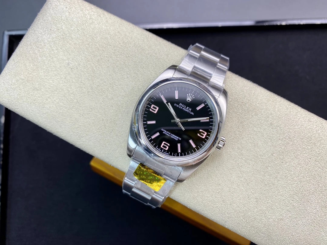 Oyster Perpetual 36 116000 KRF 1:1 Best Edition Black/Pink Dial on SS Bracelet VR3130