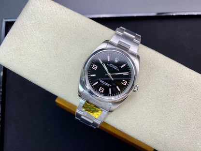 Oyster Perpetual 36 116000 KRF 1:1 Best Edition Black/Pink Dial on SS Bracelet VR3130