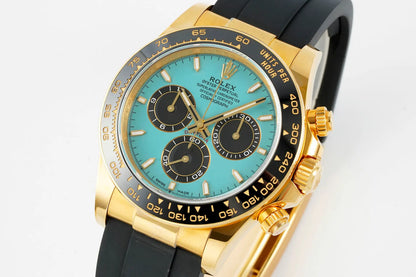 Daytona 126518 ERF Best Edition Turquoise Dial on Oysterflex Strap JH4131 (Free Sprung)