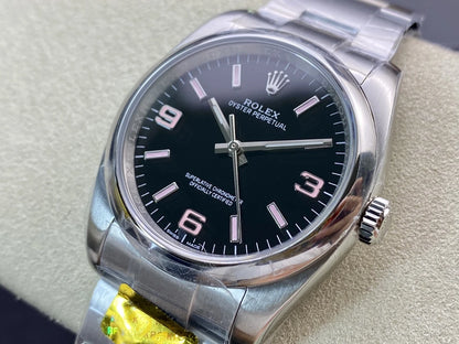 Oyster Perpetual 36 116000 KRF 1:1 Best Edition Black/Pink Dial on SS Bracelet VR3130