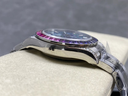 Daytona M126596SABV Stainless Steel Case G1F 1:1 Best Edition Chrysoprase Dial on Stainless Bracelet SA4130