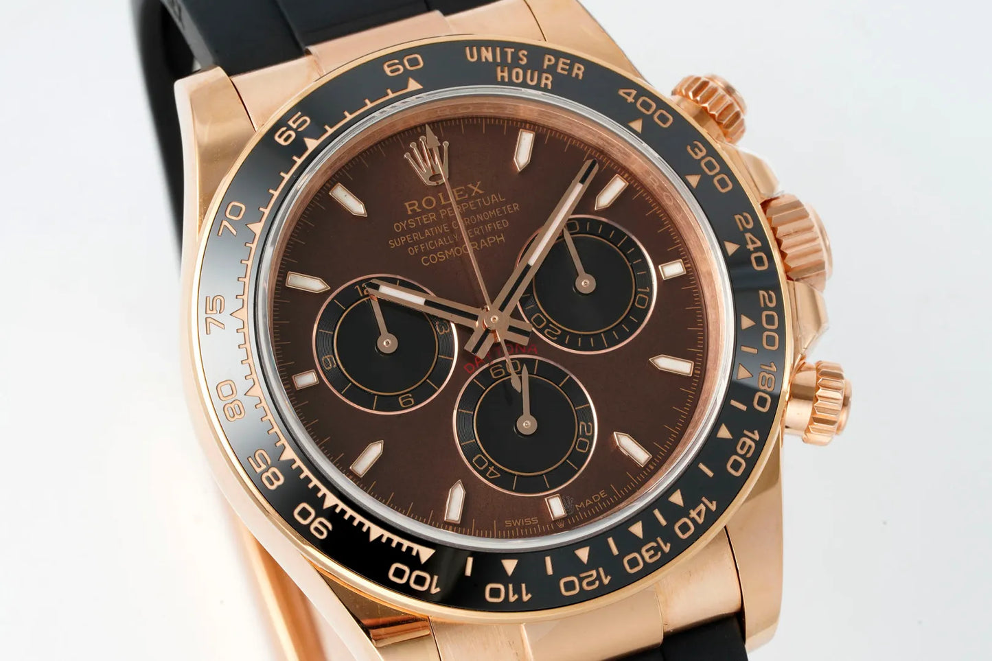 Daytona 126515 ERF Best Edition Brown Dial on Oysterflex Strap JH4131 (Free Sprung)