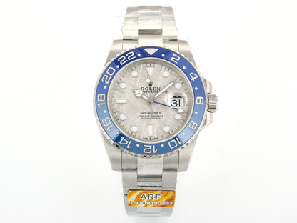 GMT-Master II Blue Ceramic ARF 1:1 Best Edition Meteorite Dial On Jubilee Bracelet DD3285 CHS Gain Weight
