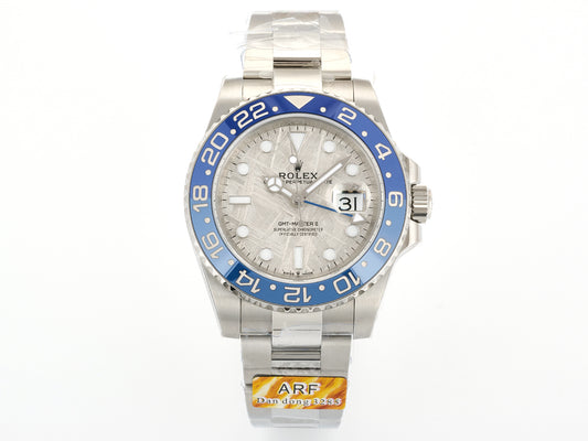 GMT-Master II Blue Ceramic ARF 1:1 Best Edition Meteorite Dial On Jubilee Bracelet DD3285 CHS Gain Weight