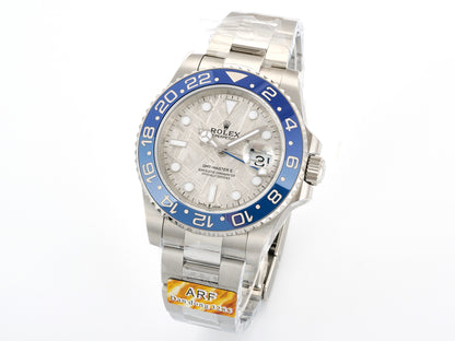 GMT-Master II Blue Ceramic ARF 1:1 Best Edition Meteorite Dial On Jubilee Bracelet DD3285 CHS Gain Weight