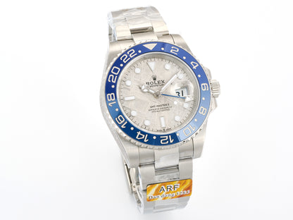 GMT-Master II Blue Ceramic ARF 1:1 Best Edition Meteorite Dial On Jubilee Bracelet DD3285 CHS Gain Weight