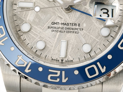 GMT-Master II Blue Ceramic ARF 1:1 Best Edition Meteorite Dial On Jubilee Bracelet DD3285 CHS Gain Weight