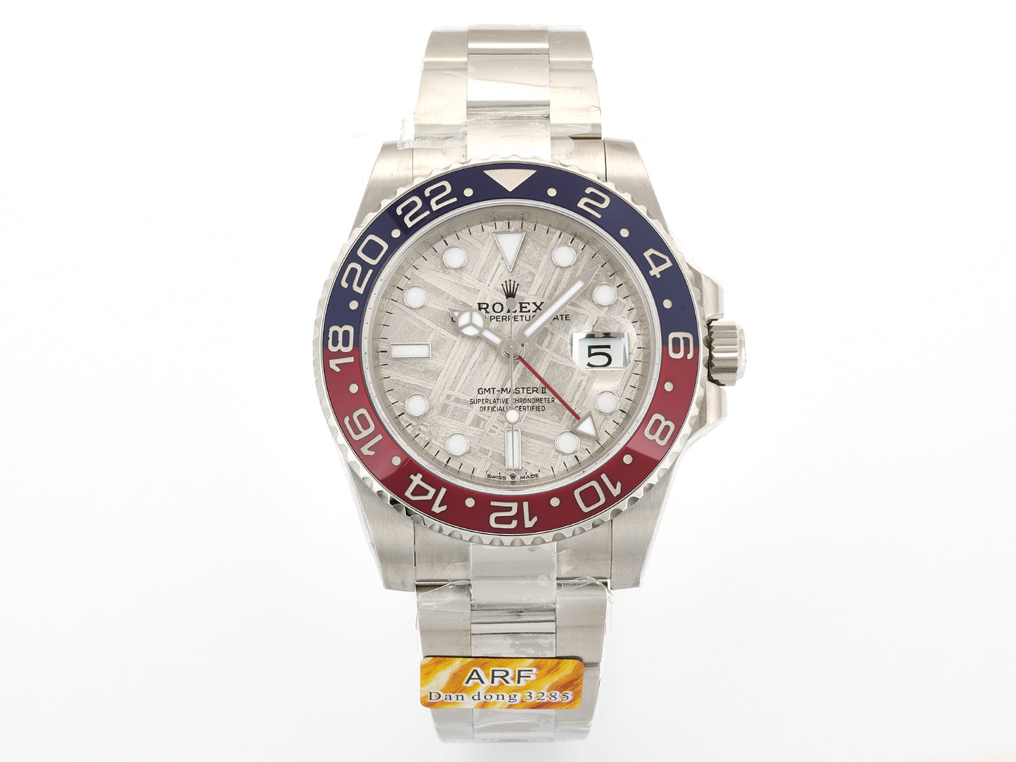 GMT-Master II Blue/Red Ceramic ARF 1:1 Best Edition Meteorite Dial On Jubilee Bracelet DD3285 CHS Gain Weight