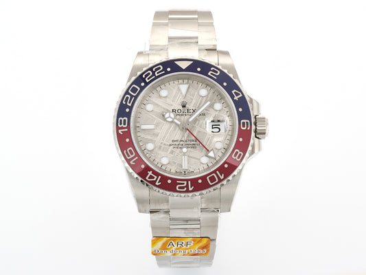 GMT-Master II Blue/Red Ceramic ARF 1:1 Best Edition Meteorite Dial On Jubilee Bracelet DD3285 CHS Gain Weight