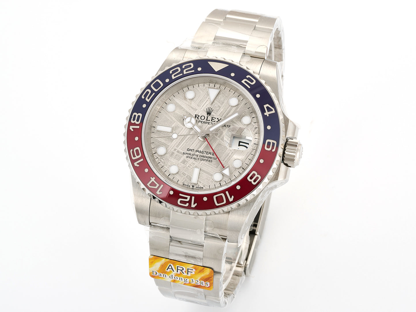 GMT-Master II Blue/Red Ceramic ARF 1:1 Best Edition Meteorite Dial On Jubilee Bracelet DD3285 CHS Gain Weight