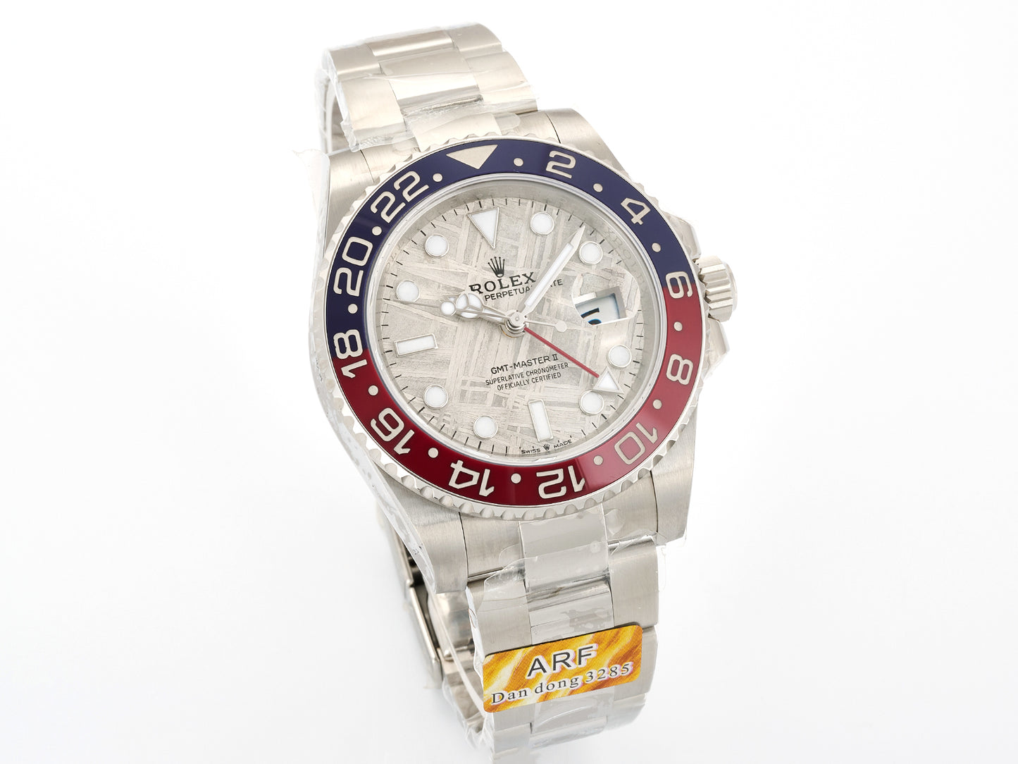 GMT-Master II Blue/Red Ceramic ARF 1:1 Best Edition Meteorite Dial On Jubilee Bracelet DD3285 CHS Gain Weight