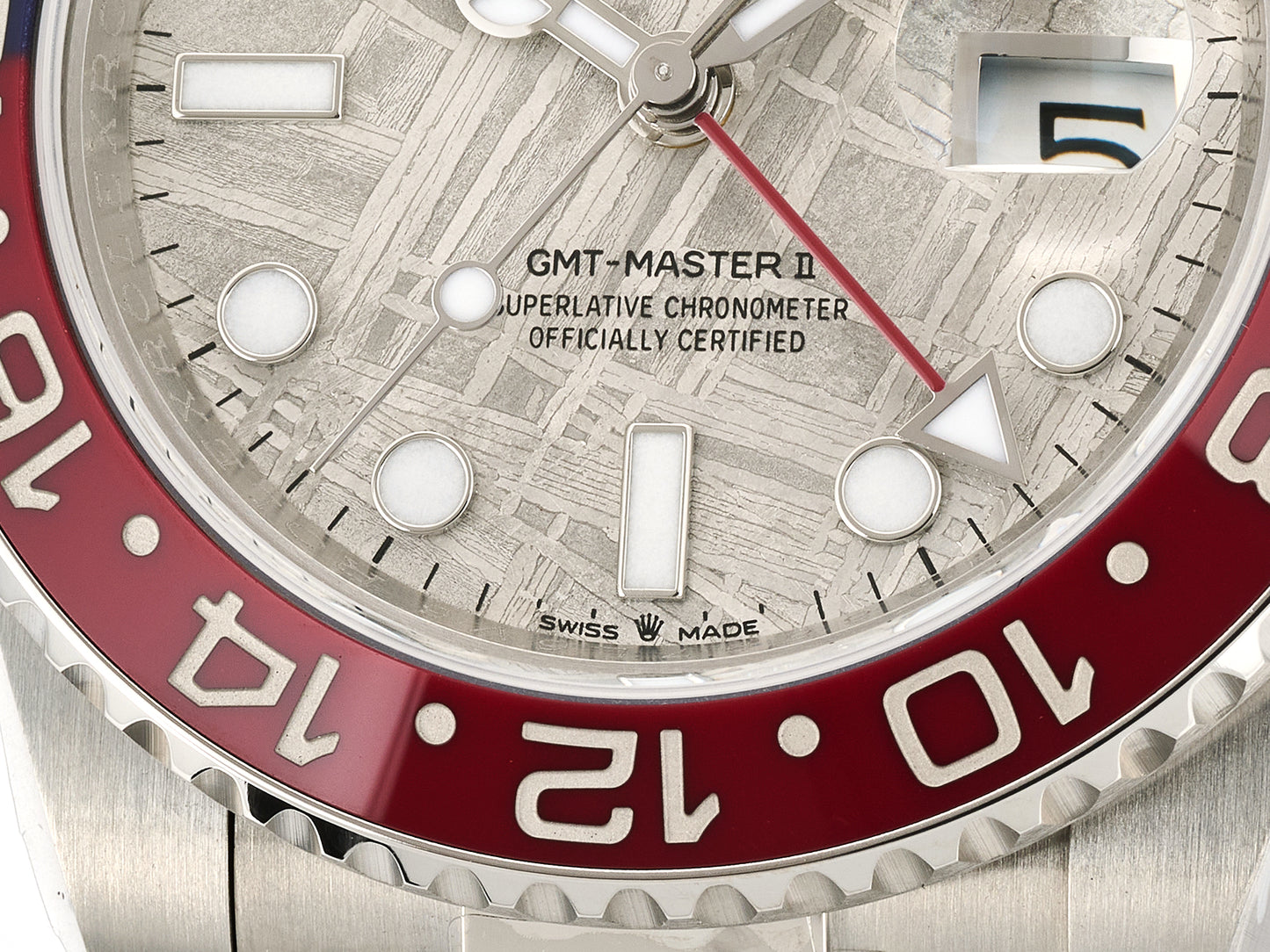 GMT-Master II Blue/Red Ceramic ARF 1:1 Best Edition Meteorite Dial On Jubilee Bracelet DD3285 CHS Gain Weight