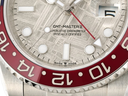 GMT-Master II Blue/Red Ceramic ARF 1:1 Best Edition Meteorite Dial On Jubilee Bracelet DD3285 CHS Gain Weight