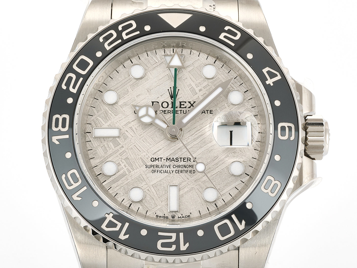 GMT-Master II Blaken Grey Ceramic ARF 1:1 Bruce Wayne Best Edition Meteorite Dial On Jubilee Bracelet DD3285 Gain Weight