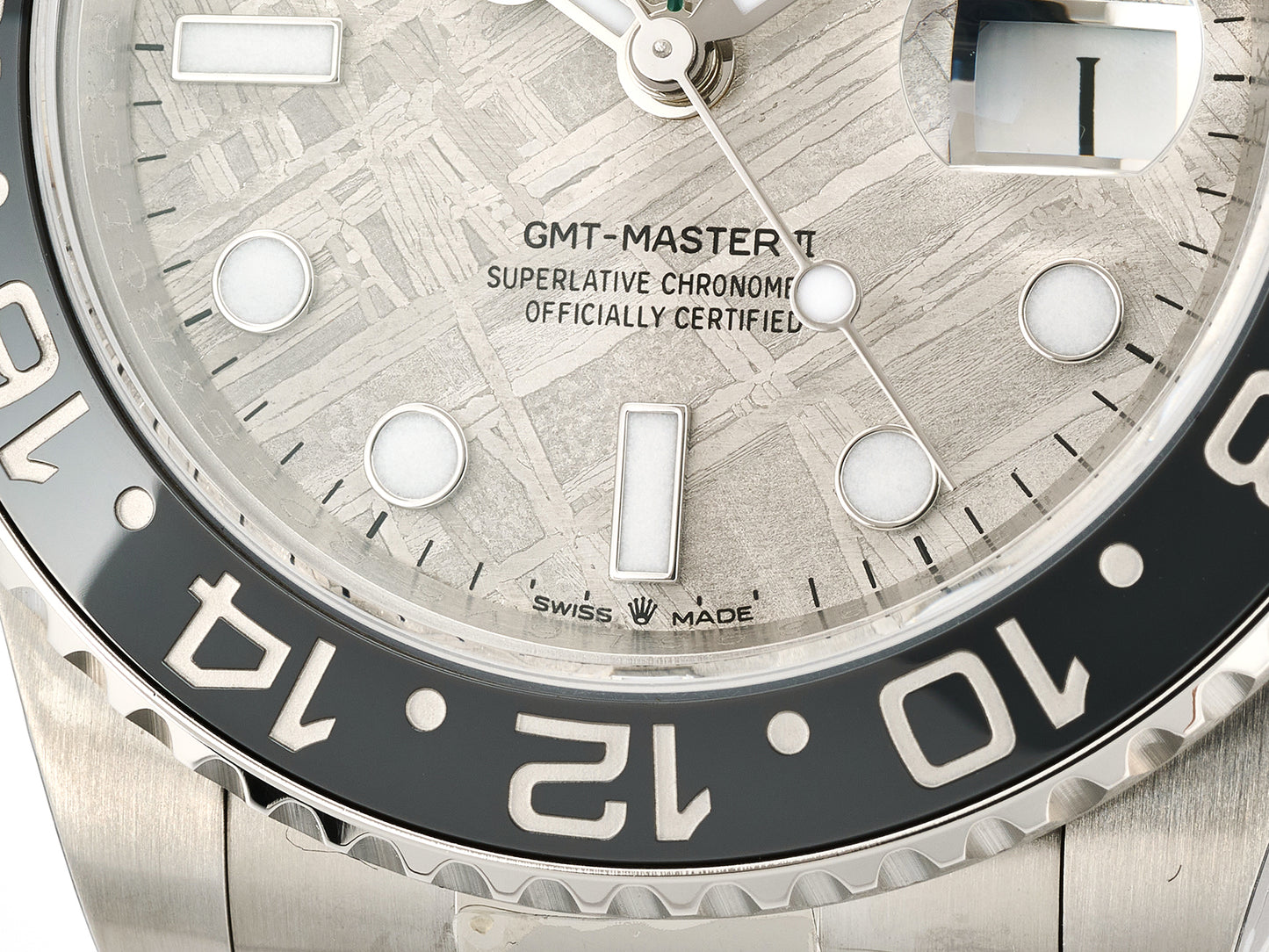 GMT-Master II Blaken Grey Ceramic ARF 1:1 Bruce Wayne Best Edition Meteorite Dial On Jubilee Bracelet DD3285 Gain Weight