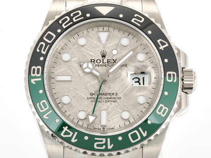 GMT-Master II Blaken Green Ceramic ARF 1:1 Best Edition Meteorite Dial On Oyster Bracelet DD3285 CHS Gain Weight