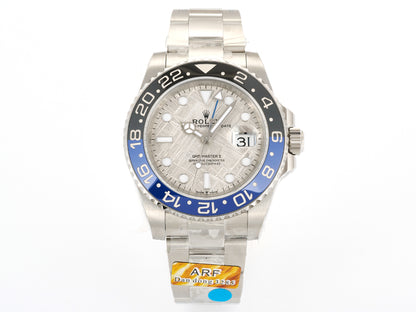 GMT-Master II Blaken Blue Ceramic ARF 1:1 Batman Best Edition Meteorite Dial On Oyster Bracelet DD3285 Gain Weight