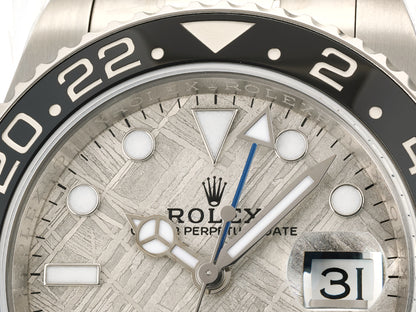 GMT-Master II Blaken Blue Ceramic ARF 1:1 Batman Best Edition Meteorite Dial On Oyster Bracelet DD3285 Gain Weight