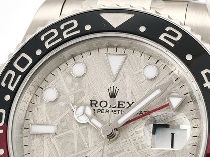 GMT-Master II Black/Red Ceramic ARF 1:1 Best Edition Meteorite Dial On Oyster Bracelet DD3285 CHS Gain Weight