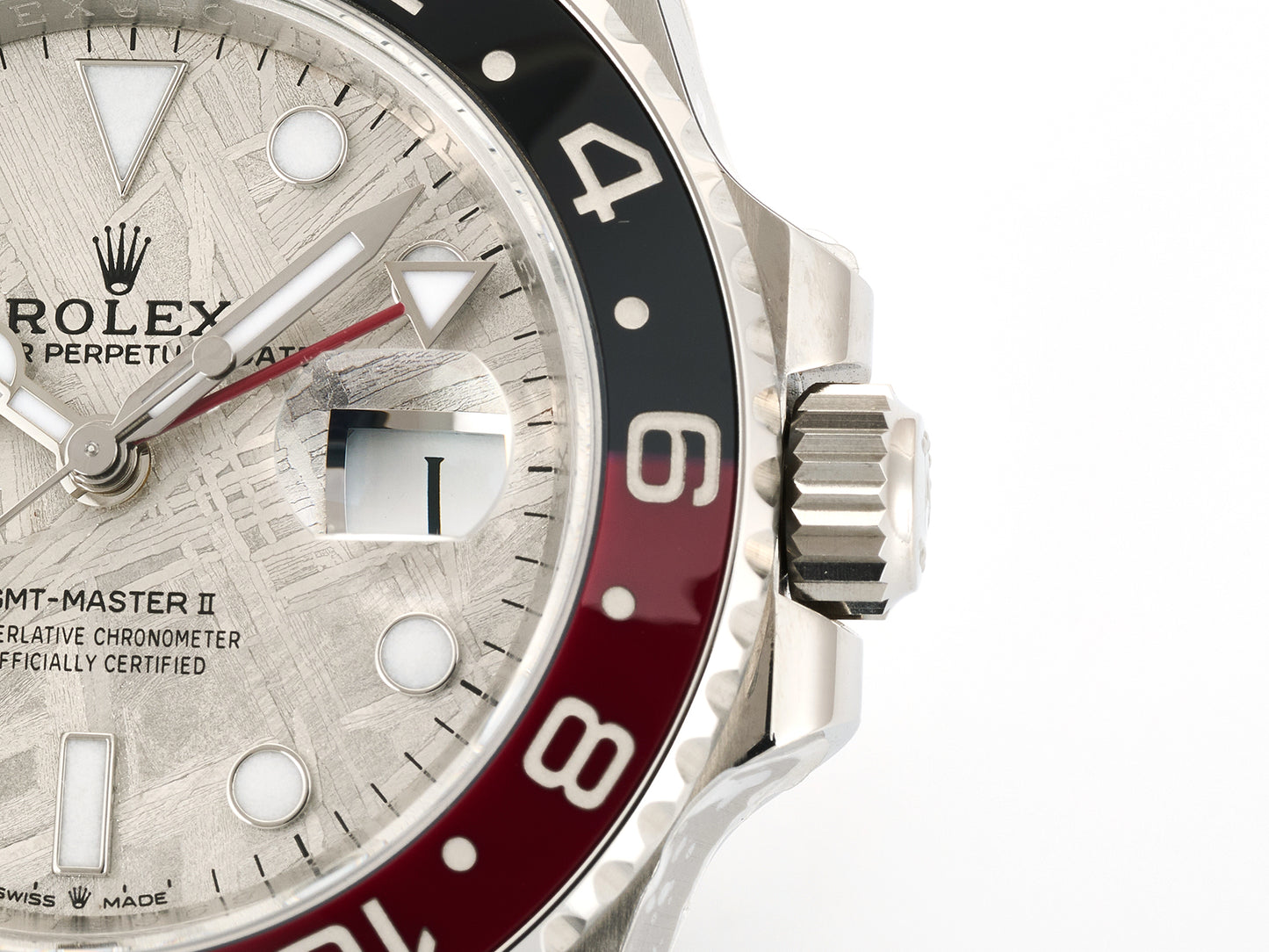 GMT-Master II Black/Red Ceramic ARF 1:1 Best Edition Meteorite Dial On Oyster Bracelet DD3285 CHS Gain Weight