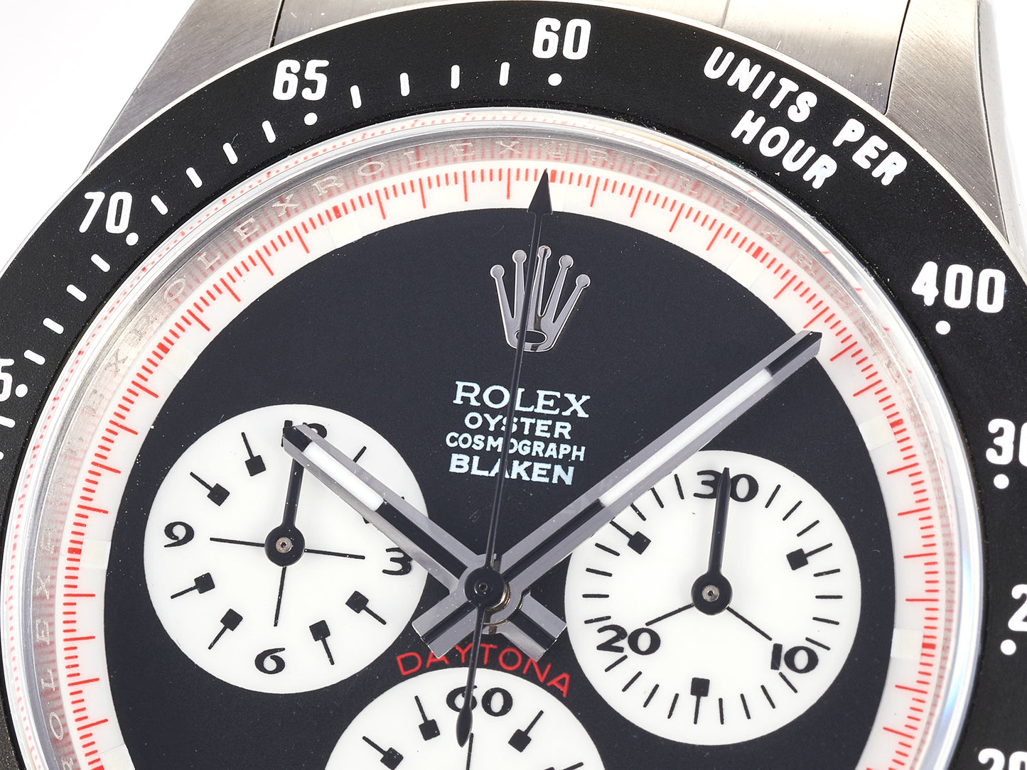 Custom PMSF Daytona Paul Newman 1:1 Best Edition Black/White Dial on SS 904L Bracelet DD4130 Custom Modded