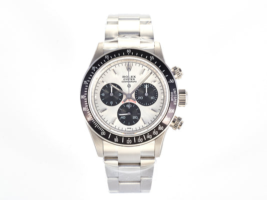 Custom Daytona Paul Newman 1:1 Best Edition White Dial on SS 904L Bracelet DD4130 Custom Modded