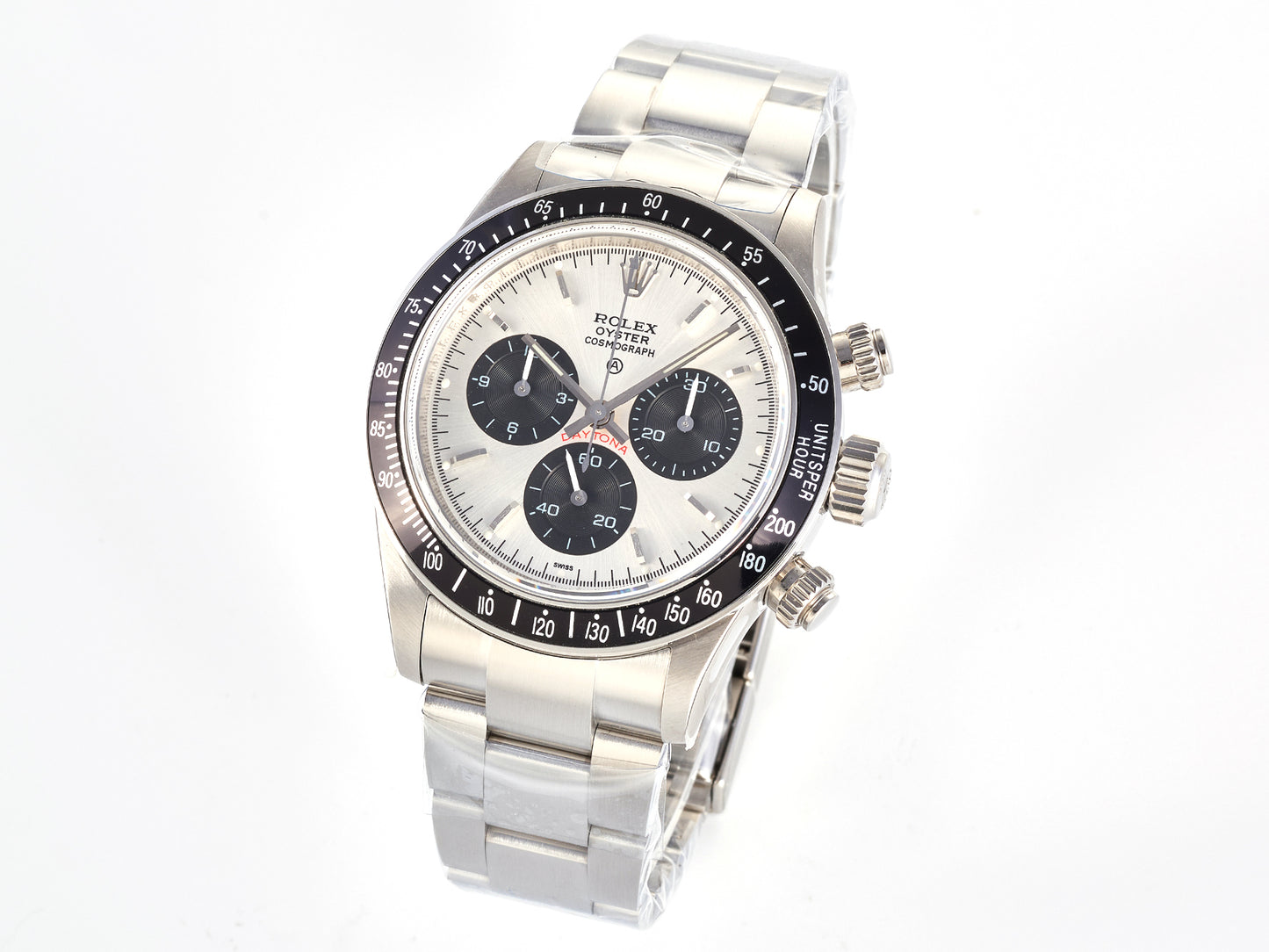 Custom Daytona Paul Newman 1:1 Best Edition White Dial on SS 904L Bracelet DD4130 Custom Modded
