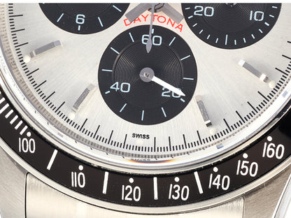Custom Daytona Paul Newman 1:1 Best Edition White Dial on SS 904L Bracelet DD4130 Custom Modded