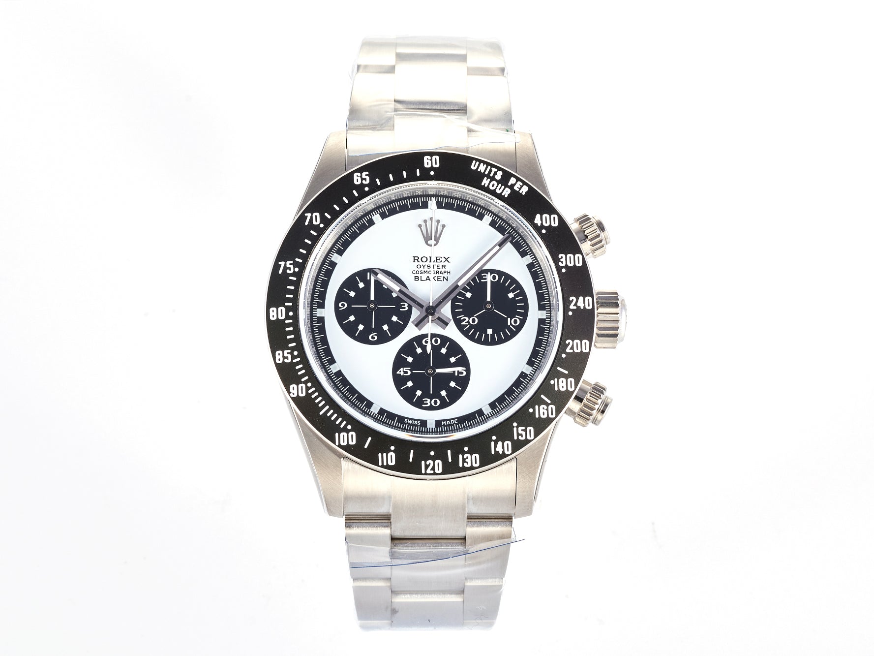 Custom PMSF Daytona Paul Newman 1:1 Best Edition Blue/Black Dial on SS 904L Bracelet DD4130 Custom Modded