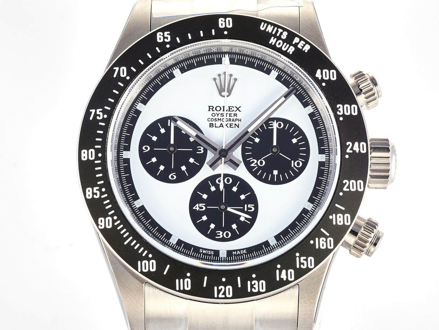Custom PMSF Daytona Paul Newman 1:1 Best Edition Blue/Black Dial on SS 904L Bracelet DD4130 Custom Modded