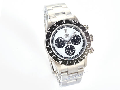 Custom PMSF Daytona Paul Newman 1:1 Best Edition Blue/Black Dial on SS 904L Bracelet DD4130 Custom Modded