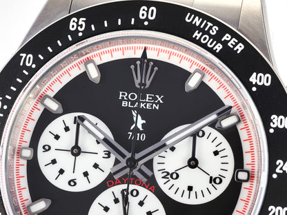 Custom PMSF Daytona Paul Newman 1:1 Best Edition Black Dial on SS 904L Bracelet DD4130 Custom Modded