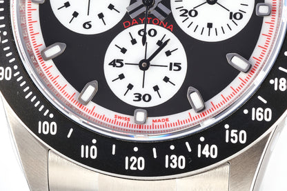 Custom PMSF Daytona Paul Newman 1:1 Best Edition Black Dial on SS 904L Bracelet DD4130 Custom Modded