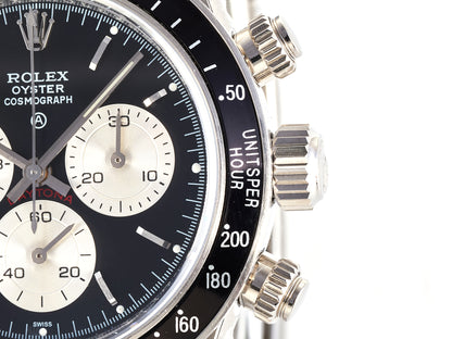 Custom PMSF Daytona Paul Newman 1:1 Best Edition Black/Sliver Dial on SS 904L Bracelet DD4130 Custom Modded