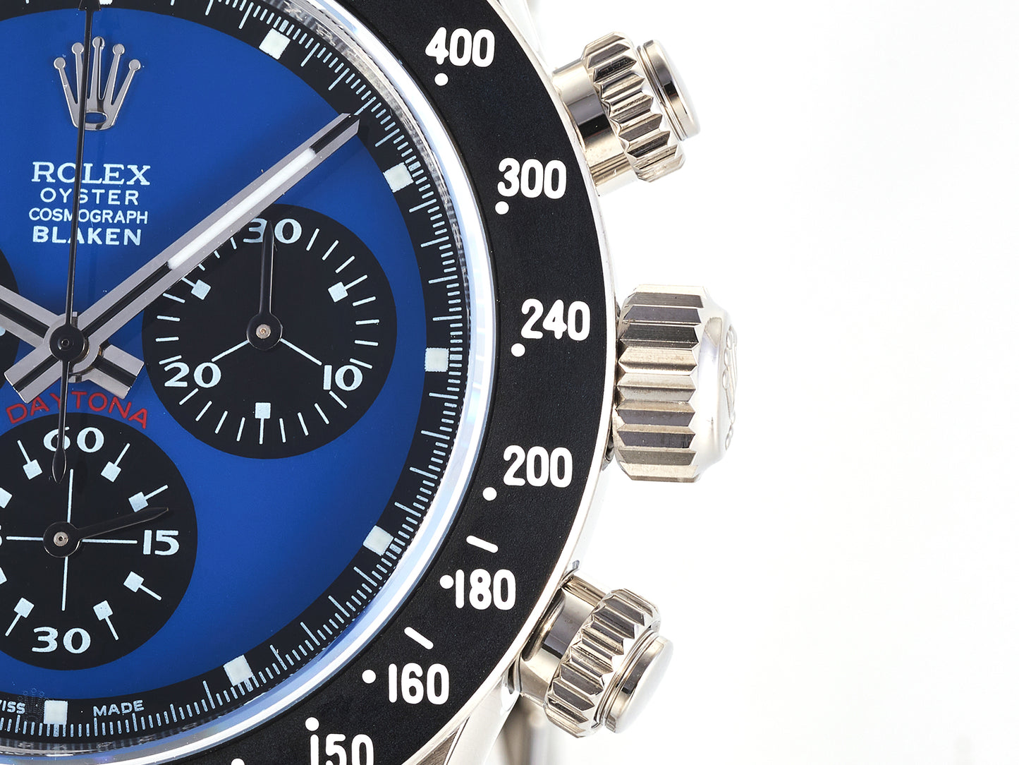 Custom PMSF Daytona Paul Newman 1:1 Best Edition Blue/Black Dial on SS 904L Bracelet DD4130 Custom Modded