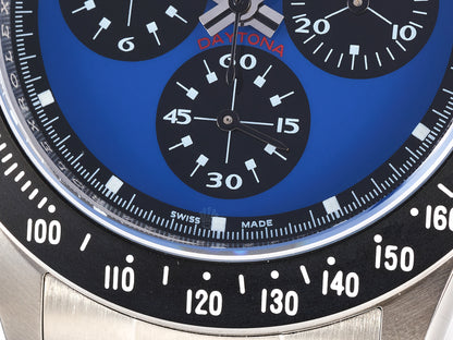 Custom PMSF Daytona Paul Newman 1:1 Best Edition Blue/Black Dial on SS 904L Bracelet DD4130 Custom Modded