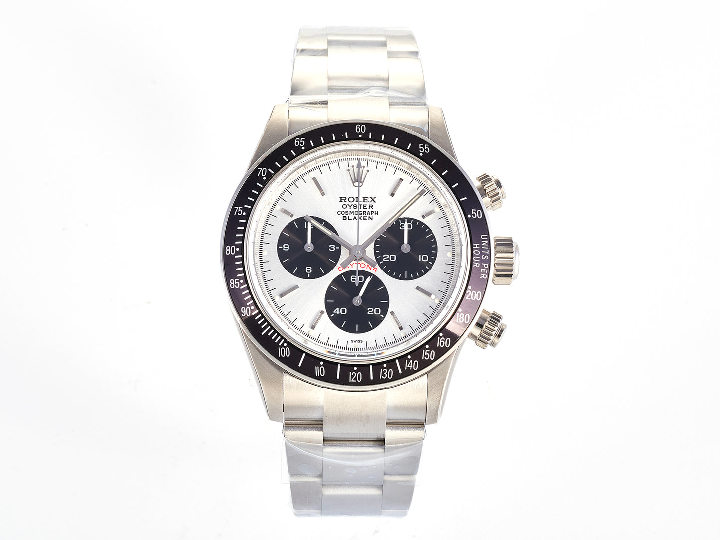 Custom PMSF Daytona Paul Newman 1:1 Best Edition White/Black Dial on SS 904L Bracelet DD4130 Custom Modded