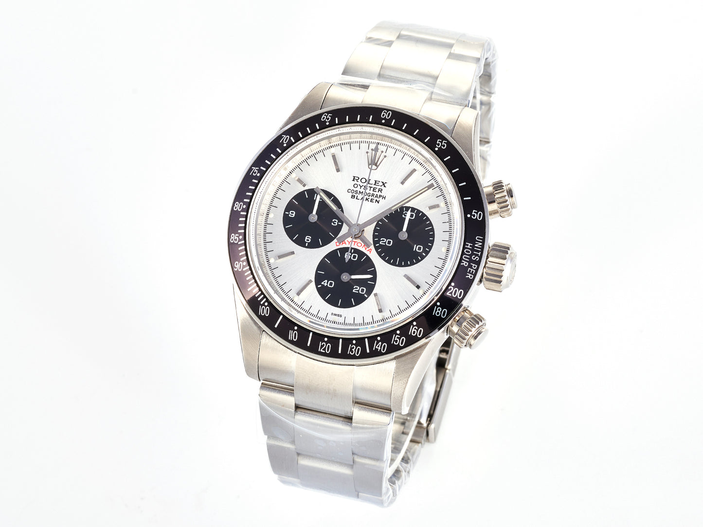 Custom PMSF Daytona Paul Newman 1:1 Best Edition White/Black Dial on SS 904L Bracelet DD4130 Custom Modded
