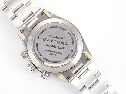 Custom PMSF Daytona Paul Newman 1:1 Best Edition Blue/Black Dial on SS 904L Bracelet DD4130 Custom Modded