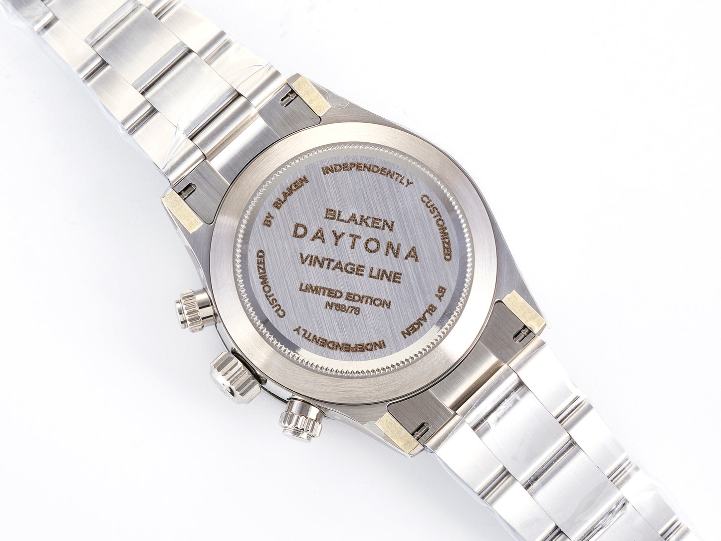 Custom PMSF Daytona Paul Newman 1:1 Best Edition Black/Sliver Dial on SS 904L Bracelet DD4130 Custom Modded