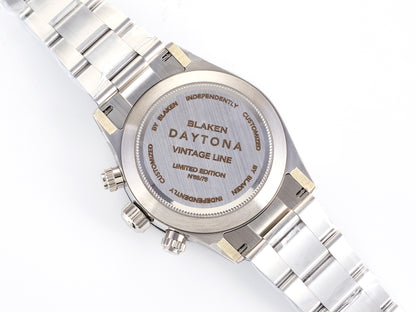 Custom PMSF Daytona Paul Newman 1:1 Best Edition Black/Sliver Dial on SS 904L Bracelet DD4130 Custom Modded