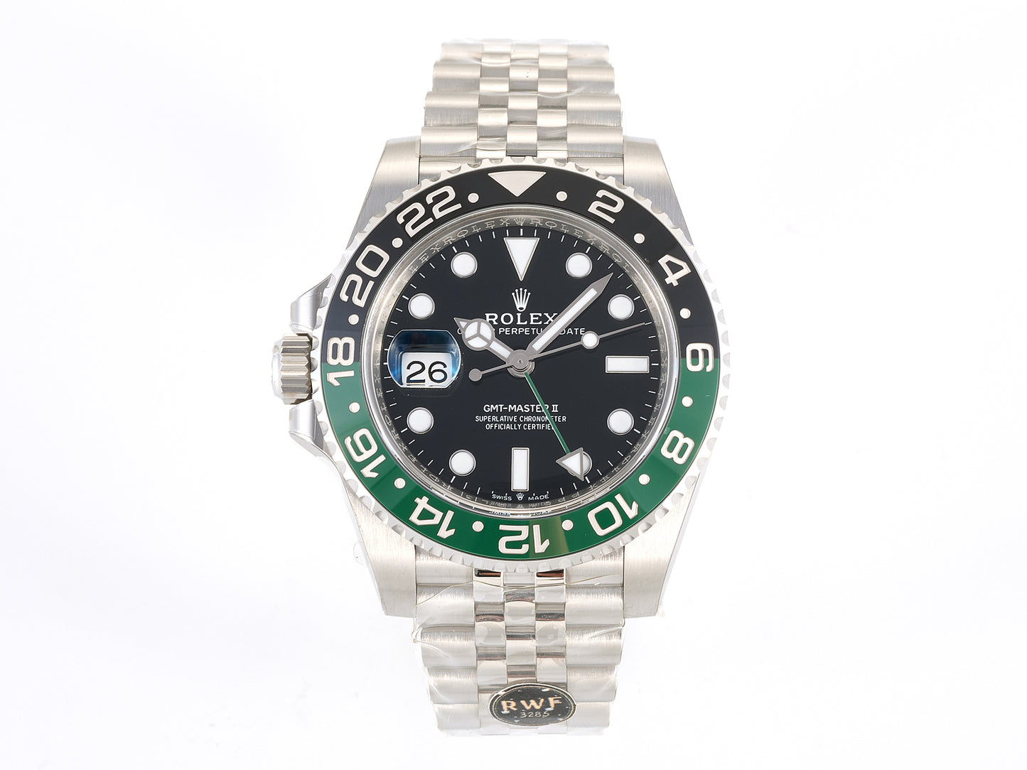 GMT-Master II 126720 VTNR 904L Steel RWF 1:1 Best Edition on Jubilee Bracelet JH3285 (Free Sprung)