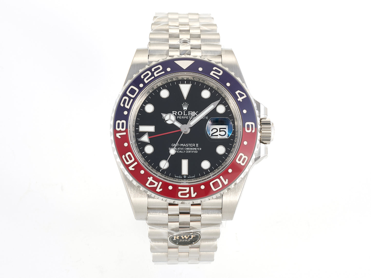 GMT-Master II 126710 BLRO 904L Steel RWF 1:1 Best Edition on Jubilee Bracelet JH3285 (Free Sprung)