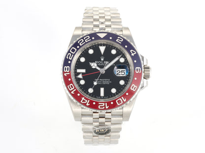 GMT-Master II 126710 BLRO 904L Steel RWF 1:1 Best Edition on Jubilee Bracelet JH3285 (Free Sprung)