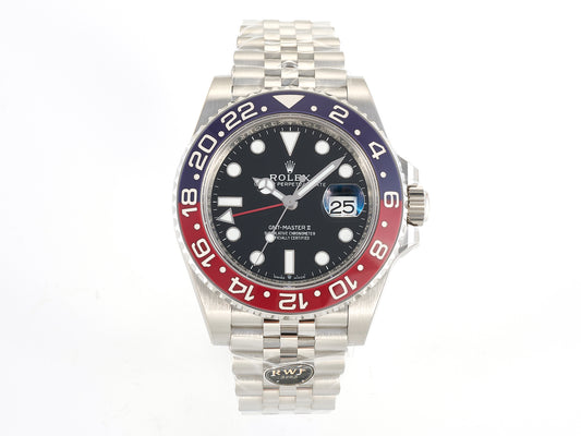GMT-Master II 126710 BLRO 904L Steel RWF 1:1 Best Edition on Jubilee Bracelet JH3285 (Free Sprung)