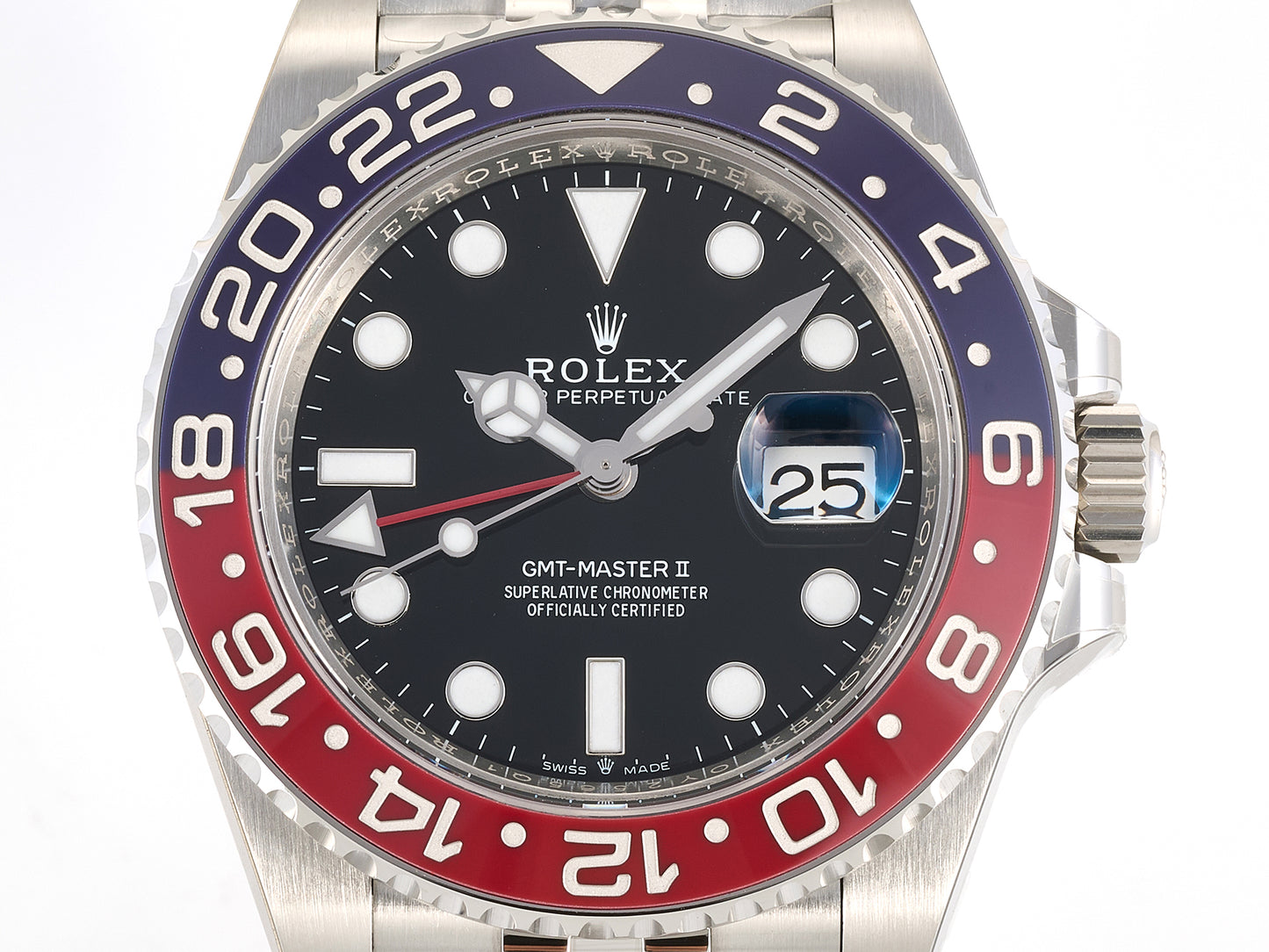 GMT-Master II 126710 BLRO 904L Steel RWF 1:1 Best Edition on Jubilee Bracelet JH3285 (Free Sprung)
